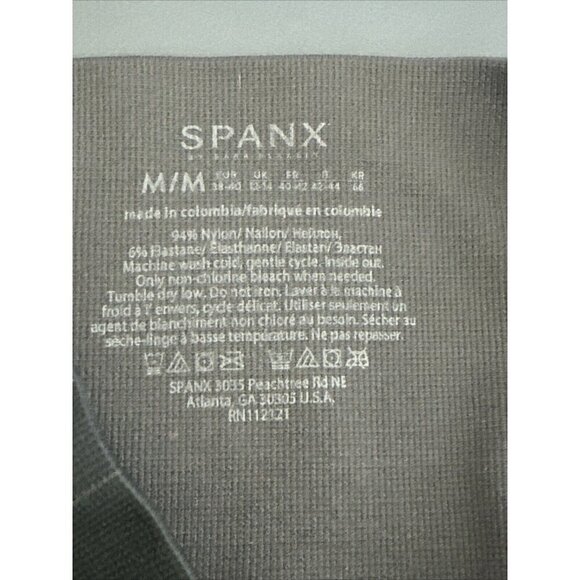 SPANX Gray Camo Leggings Women's M EUC Inseam 25.75 - Picture 6 of 9